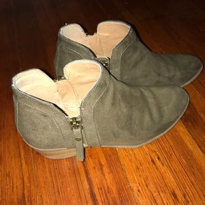 Faux Suede Booties